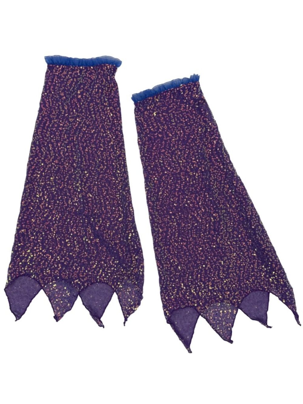 NWT Dolls Kill Purple Fairy Sequin Corset Mini Dress Wings Garters Costume Rave - Picture 7 of 16